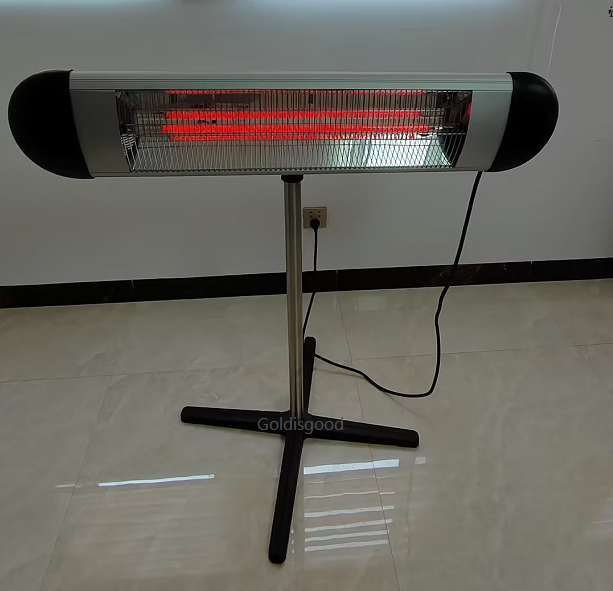 Silent room heater