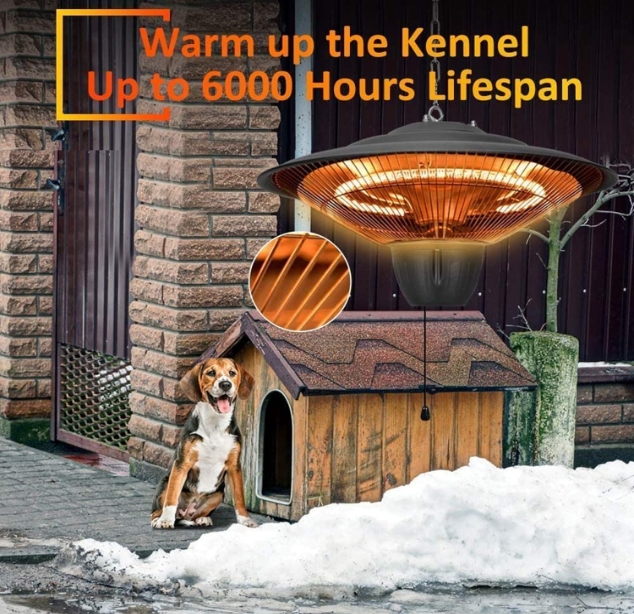 Bathroom heater waterproof